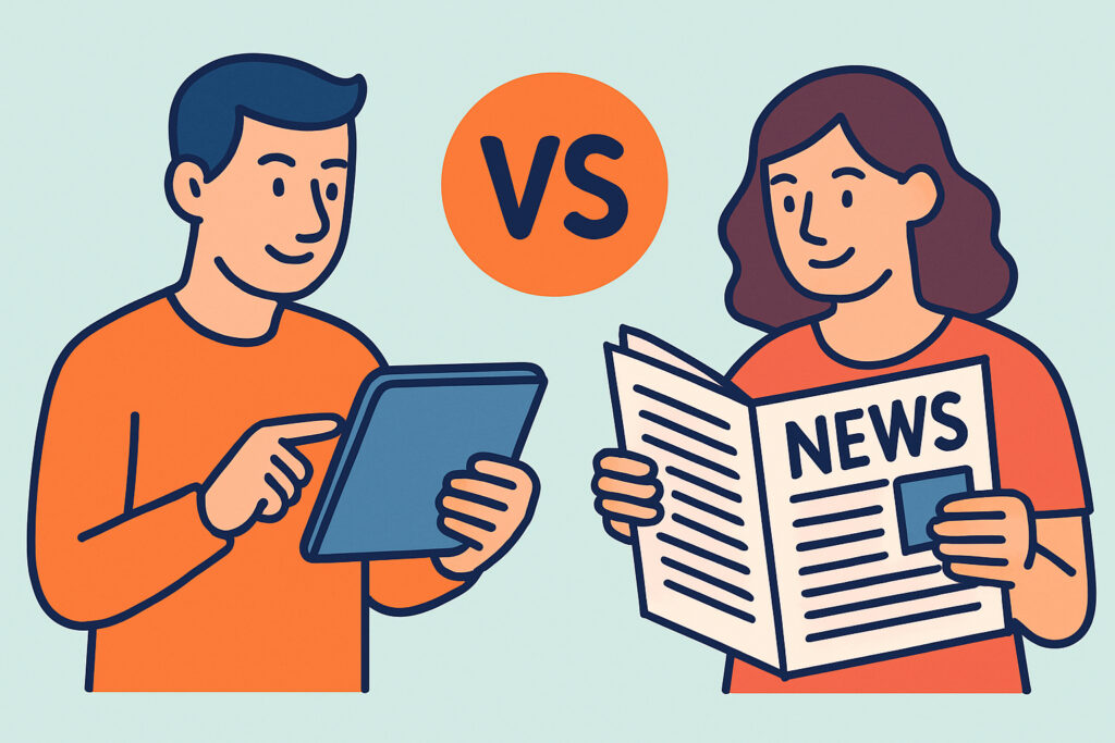 Digilehtitilaus vai painettu lehti – vertailu ja valintaopas