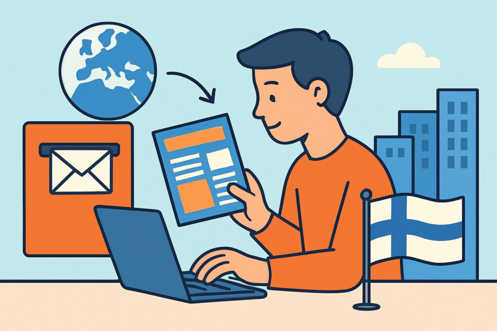 Miten tilata lehti ulkomaille – ohjeet Suomesta muuttavalle